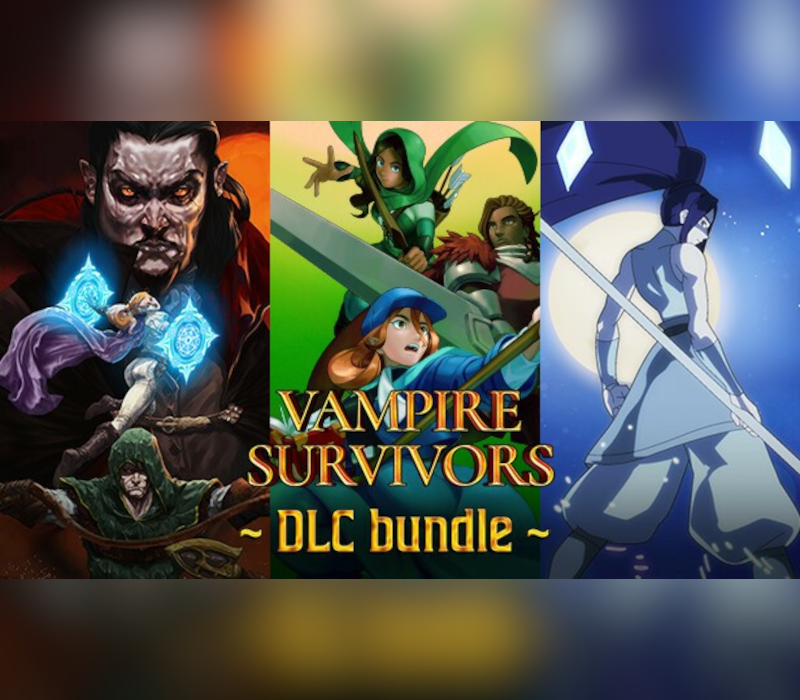 Vampire Survivors: Game + poncle DLC Bundle PC Steam Account