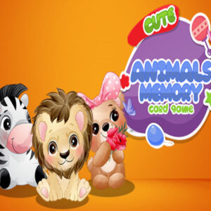 Cute animals memory card game Steam CD Key