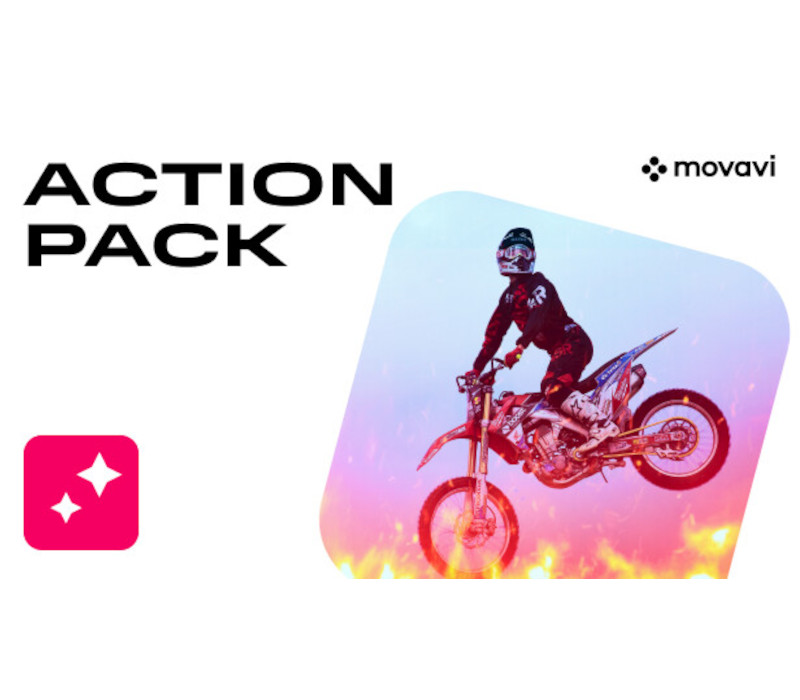 Movavi Video Editor 2023 - Action Pack DLC PC Steam CD Key